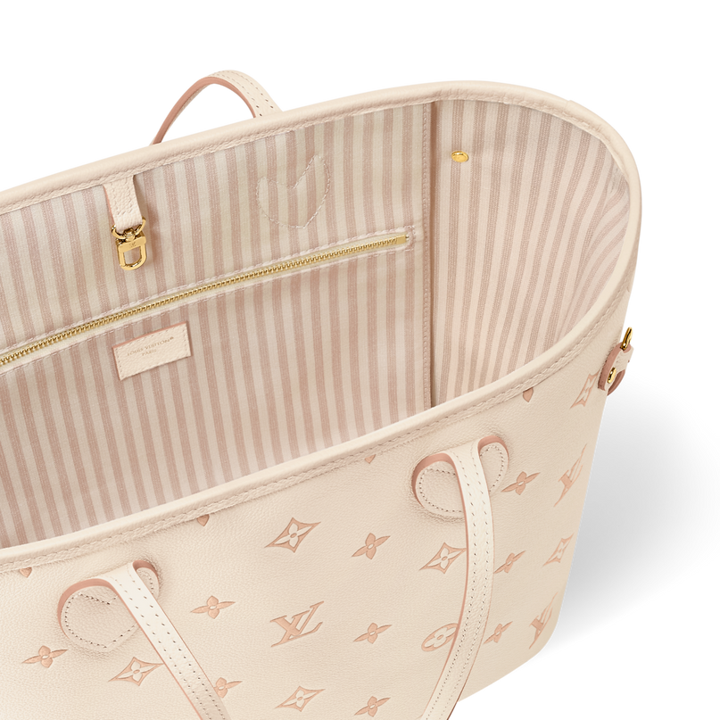 Sac Neverfull MM - LV - Beige/Rose