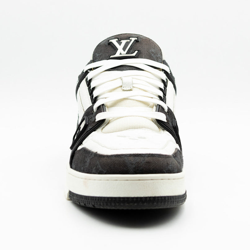 Sneaker LV Trainer White Black White
