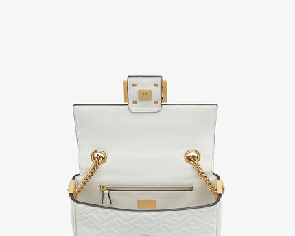 Sac Fendi Baguette Chain Midi - Blanc