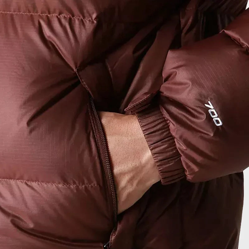 Brown Retro Nuptse 700 Pour Homme TNF