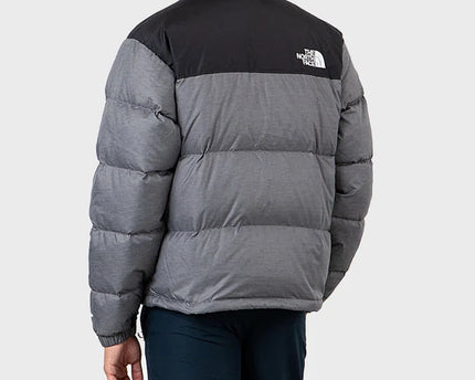 Grey Retro Nuptse 700 Pour Homme