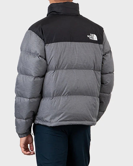 Grey Retro Nuptse 700 Pour Homme
