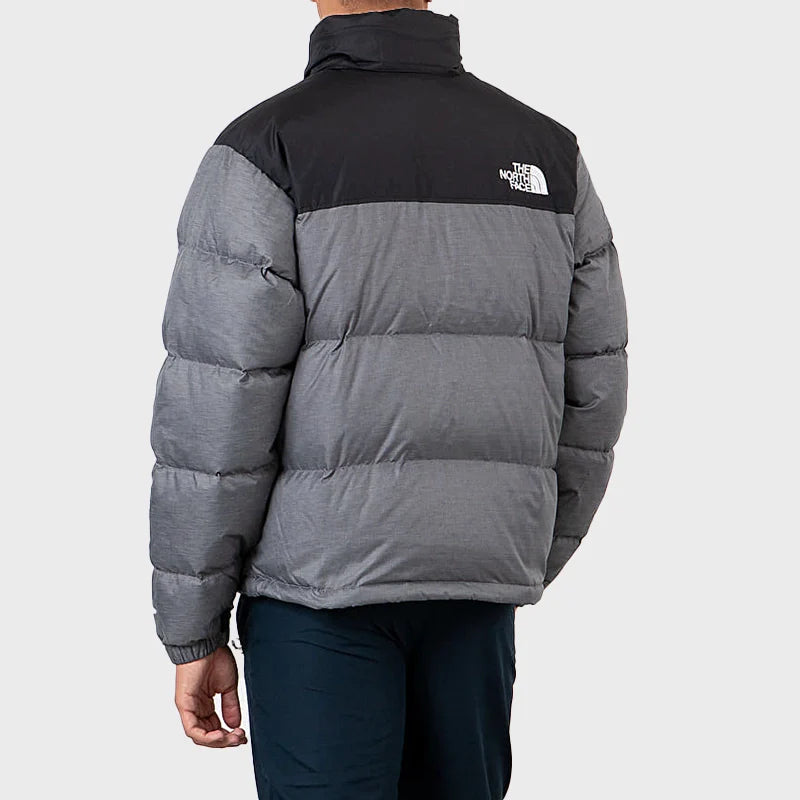Grey Retro Nuptse 700 Pour Homme