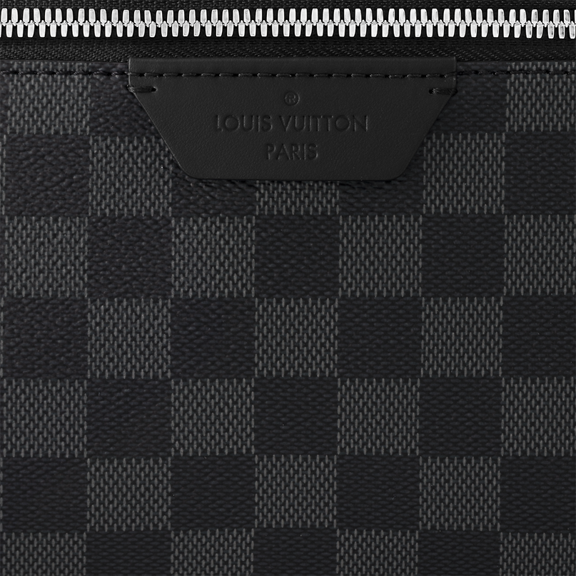 Sac à dos Discovery PM Toile Damier Graphite  - LV - Noir