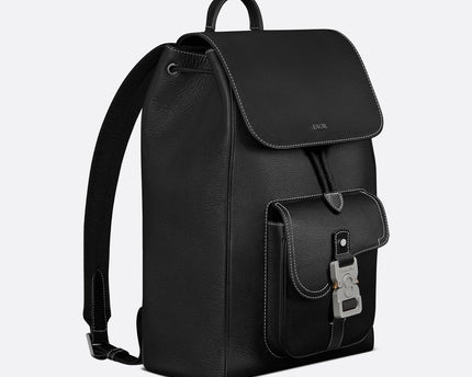 Sac à dos à rabat Saddle - Dior - Full Black