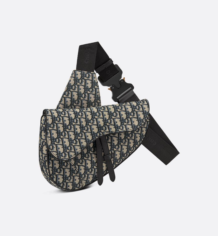 Sac Saddle Noir et Beige Dior