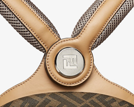 Fendi Chiodo Medium Fendi Diagonal - Marron