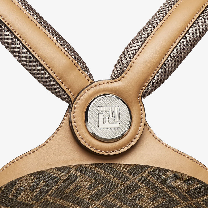 Fendi Chiodo Medium Fendi Diagonal - Marron