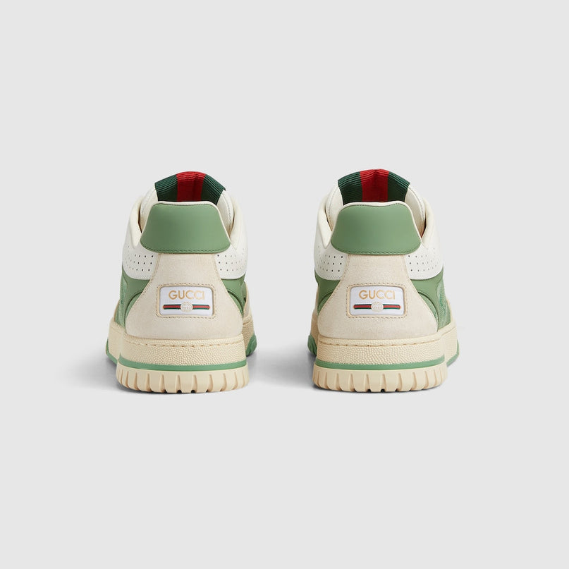 BASKETS GUCCI RE-WEB POUR HOMME - VERT