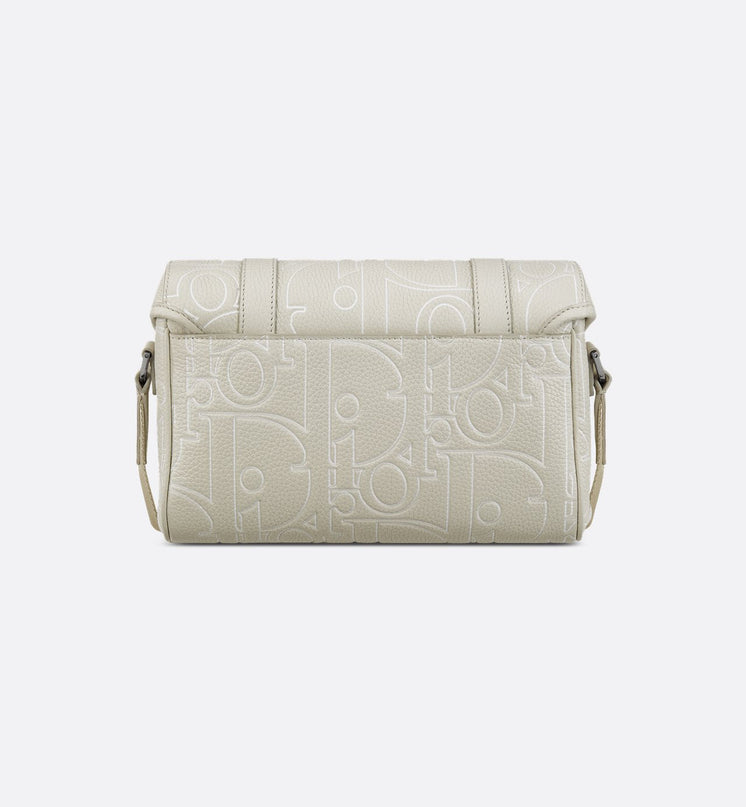 Sac Messenger à rabat Dior Hit The Road - Blanc