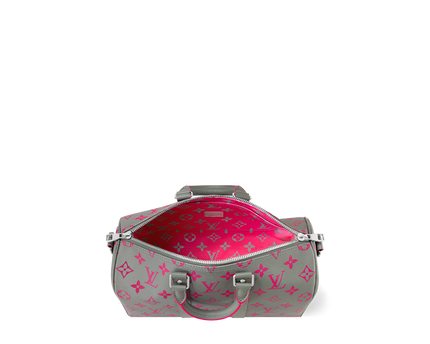 Sac Keepall Bandoulière 35 - LV - Gris Rose