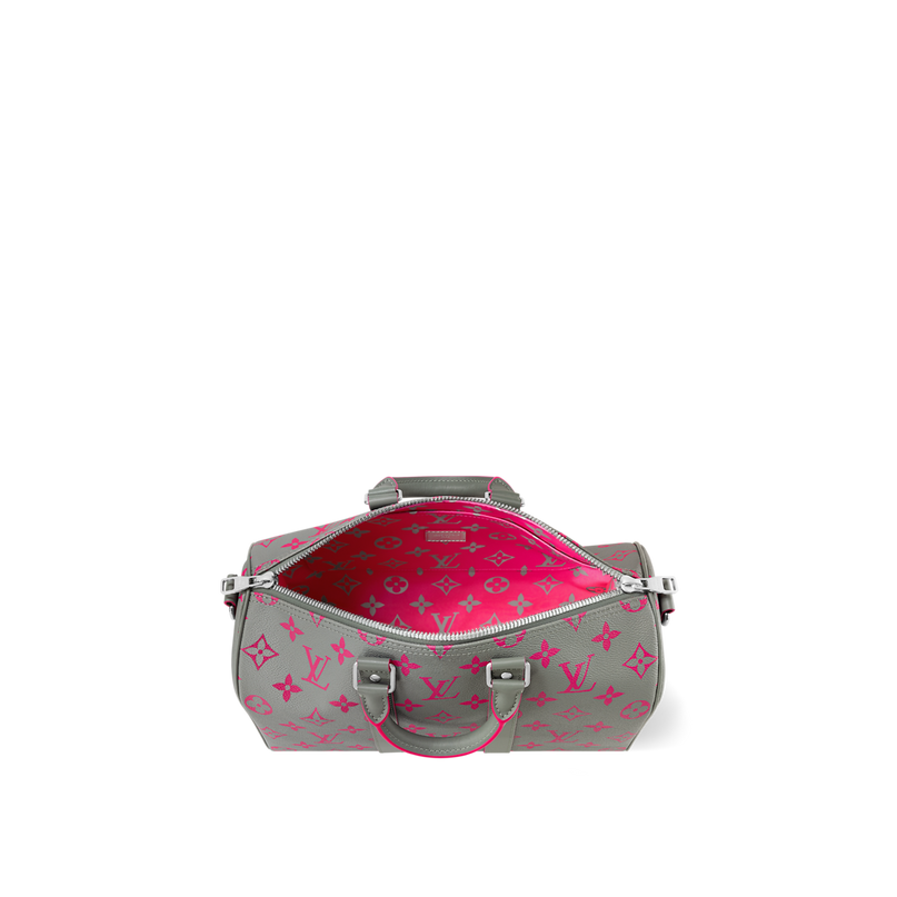 Sac Keepall Bandoulière 35 - LV - Gris Rose