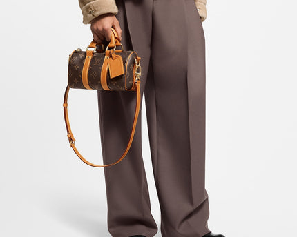 Sac Keepall Bandoulière 25 - LV - Marron Classic