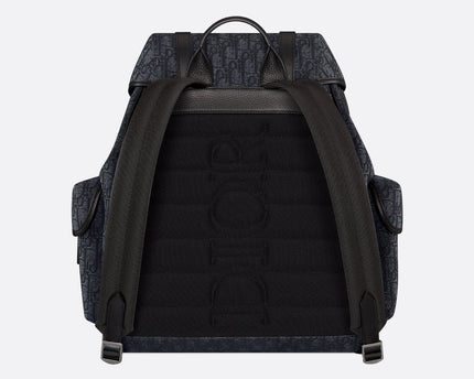 Sac à dos à rabat Dior Hit The Road- Noir