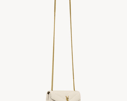 LOULOU MINI EN CUIR D'AGNEAU  - YSL - Blanc