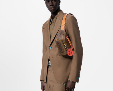 Sac ceinture Rush - LV - Marron orange