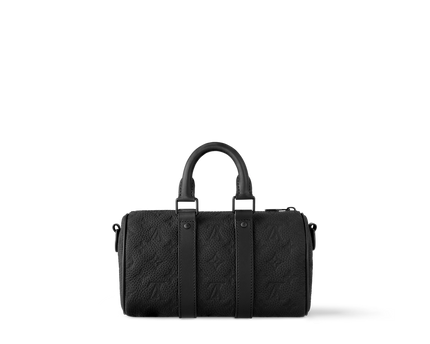 Sac Keepall Bandoulière 25 - LV - Noir cuir