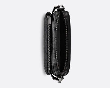 Triple Pouch Saddle Dior - Noir