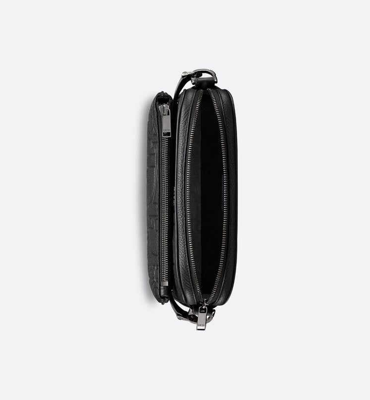 Triple Pouch Saddle Dior - Noir