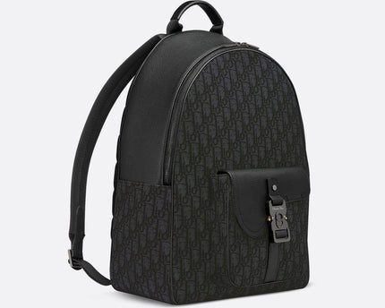 Sac à dos zippé Saddle - Dior - Noir