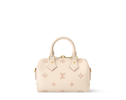 Sac Speedy Bandoulière 20 - LV - Blanc/Rose