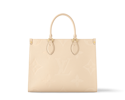 Cabas OnTheGo MM - LV - Blanc Crème
