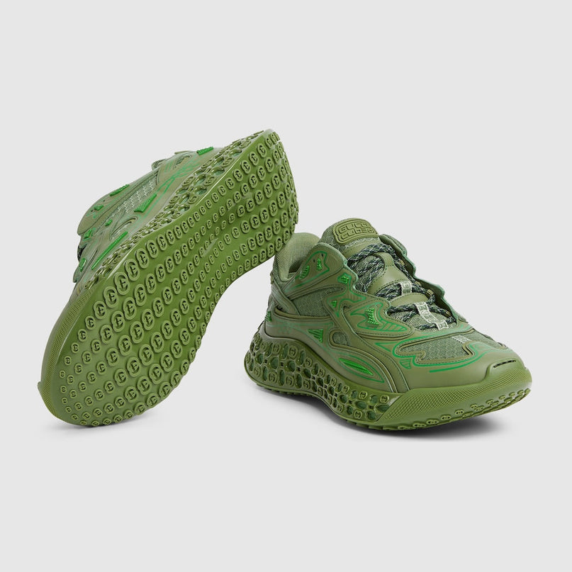 BASKETS GUCCI CUB3D POUR HOMME - VERT