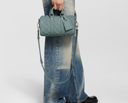 Sac Keepall Bandoulière 25 - LV - Turquoise