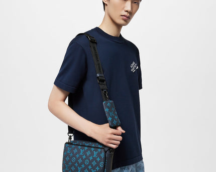 Sac Trio Messenger - LV - Bleu