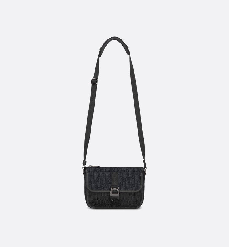 Mini sac bandoulière Dior 8 Noir