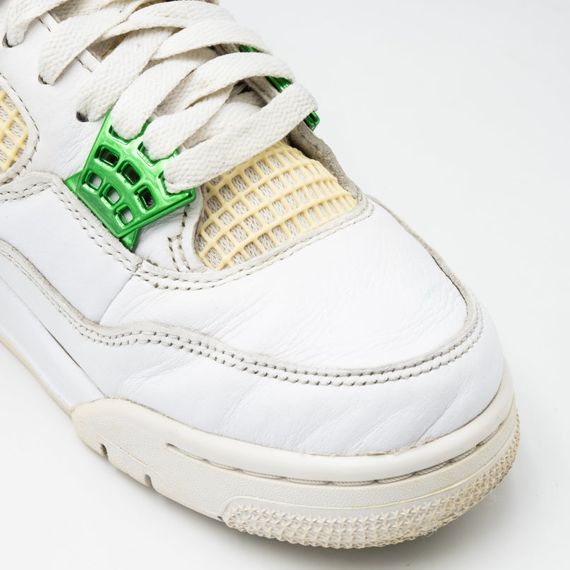 Air Jordan 4 Retro Metallic Green