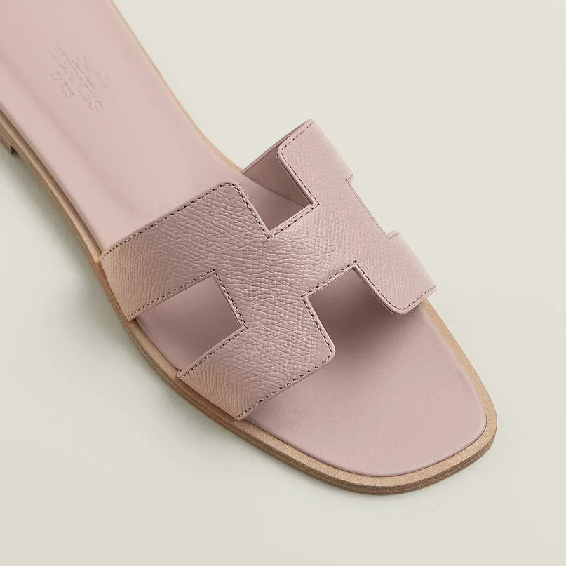 Sandales Oran - Porcelaine rose - Hermes