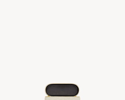 GABY VANITY BAG EN CUIR D’AGNEAU  - YSL - BLANC