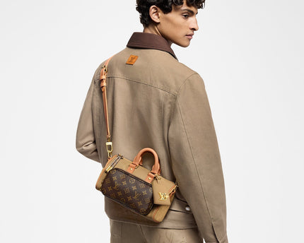 Sac Keepall Bandoulière 25 - LV - Beige