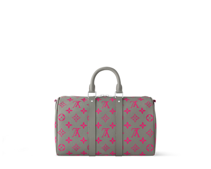 Sac Keepall Bandoulière 35 - LV - Gris Rose