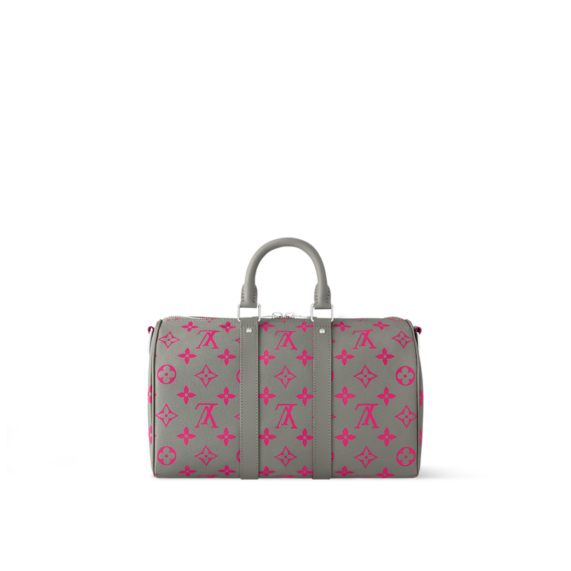 Sac Keepall Bandoulière 35 - LV - Gris Rose