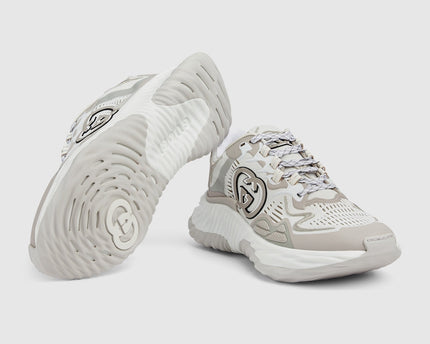 BASKETS GUCCI RIPPLE POUR HOMME - GRIS