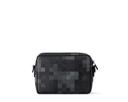 Sac Nil Messenger - LV - Noir Gris carreau