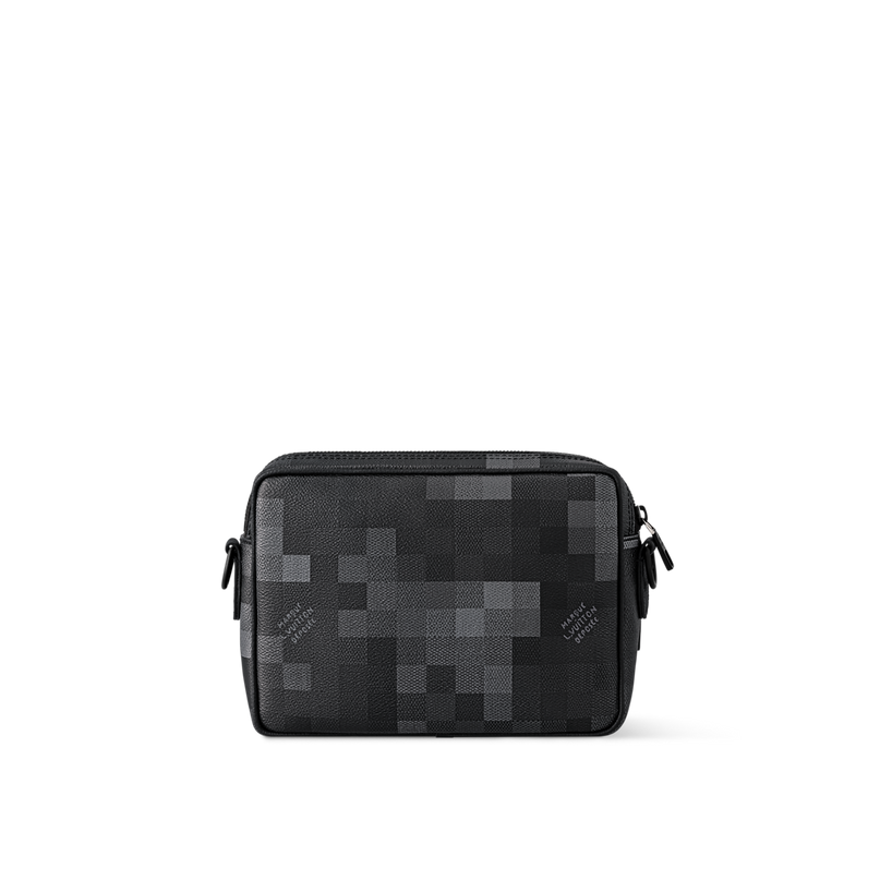 Sac Nil Messenger - LV - Noir Gris carreau