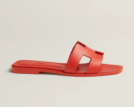 Hermes - Claquettes Orange capucine