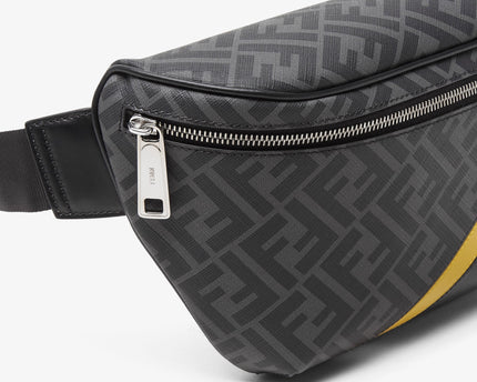 Sacoche banane Fendi Diagonal - Noir