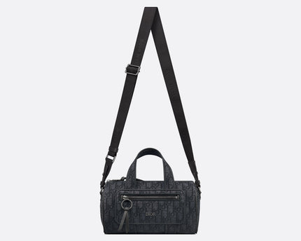 Sac Messenger zippé Dior - Noir