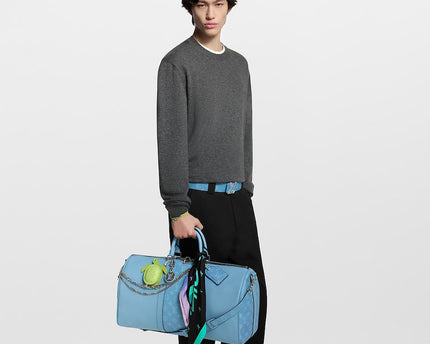 Sac Keepall Bandoulière 50 - LV - Bleu