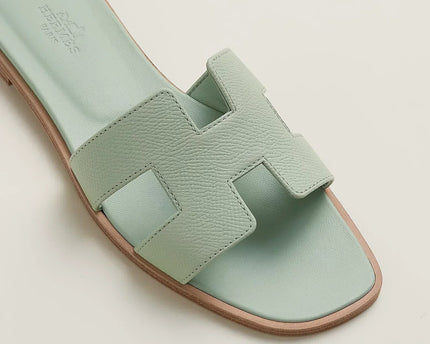 Sandales Oran - Vert Jade - Hermes