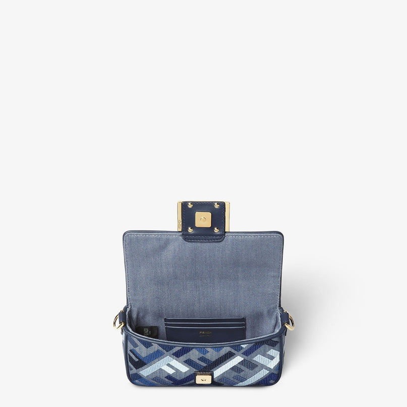 Sac Fendi Baguette Mini - Bleu
