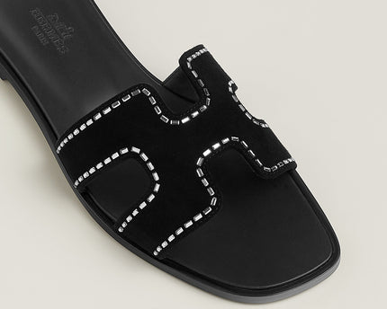 Sandales Oran - Noir - Hermes