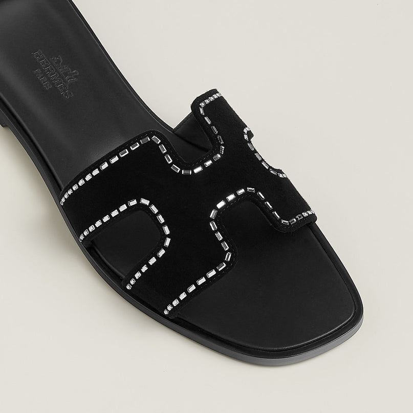 Sandales Oran - Noir - Hermes