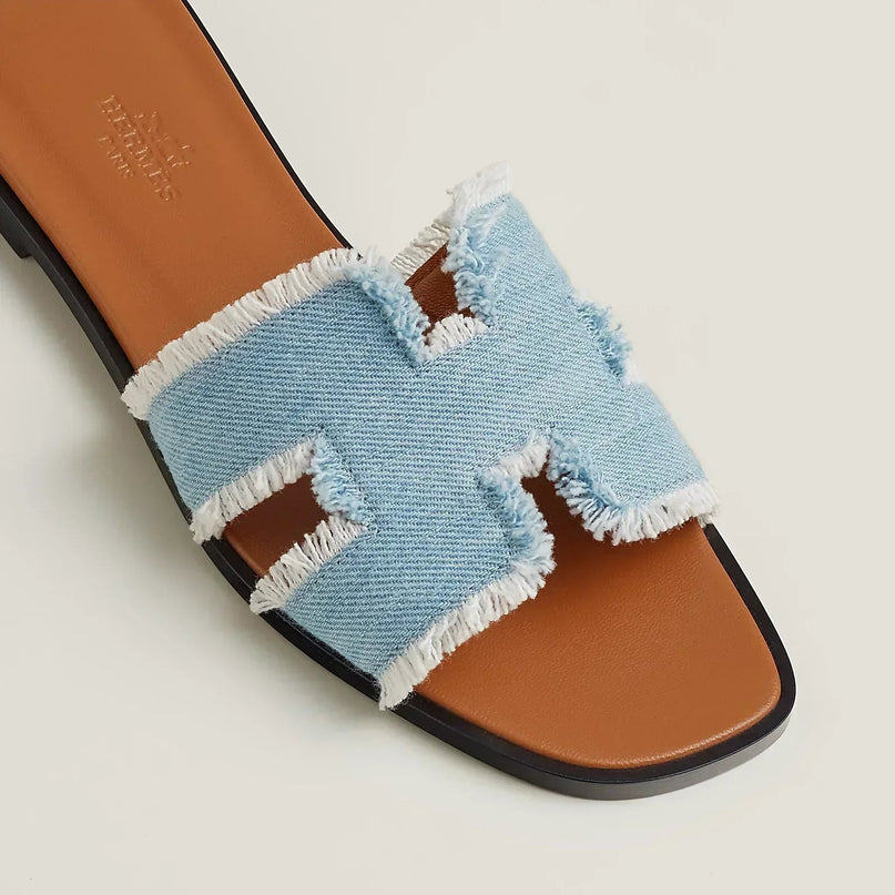 Sandales Oran - Bleu clair - Hermes
