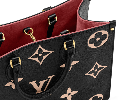 Cabas Onthego MM - LV - Noir Beige