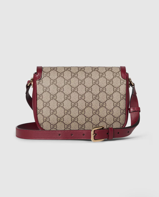 Sac à épaule Gucci Horsebit 1955 petit format - Rouge